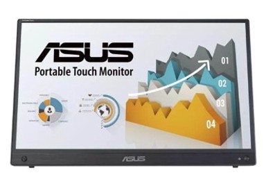 ASUS Monitor ZenScreen MB16AMTR, 39,6 cm (15,6"), 1920 x 1080 piksela, Full HD, LCD, Touchscreen - crna